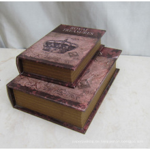 Fake Book Aufbewahrungsbox / Nested Book-Shaped Papier Geschenk-Boxen